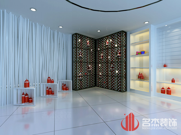 辦公區展柜裝修設計