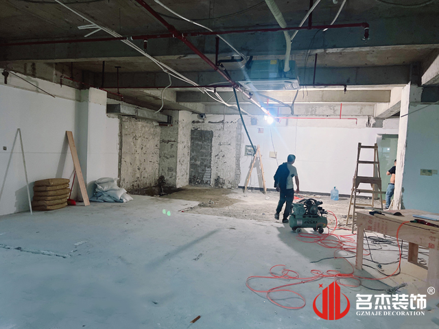 辦公裝修現場